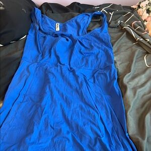 Vibrant Blue Sleeveless Dress